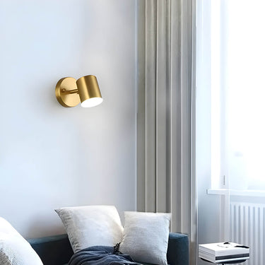 Appliques Murales Led En Cuivre Nordique-Lampe Veilleuse